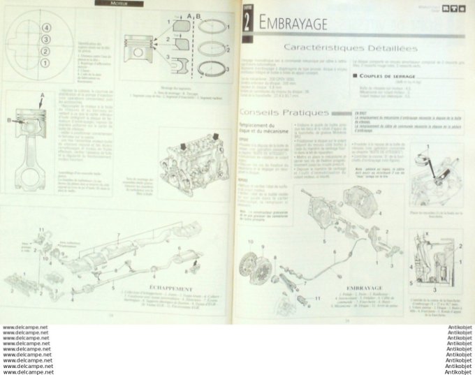 R.T Automobile Renault Clio II 1.9D Safrane Citroën Xsara   # 624