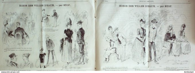 Le Journal Amusant 1885 # 1514 Pauvres volontaires par Josias