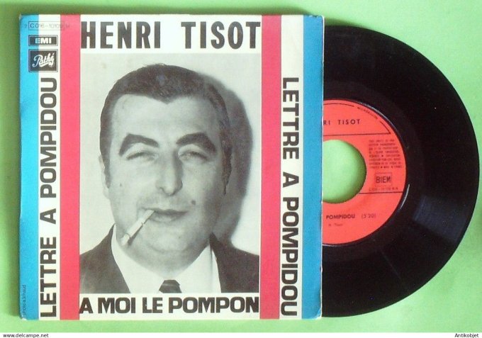 Tisot Henri 45T EP Lettre à  Pompidou 1962