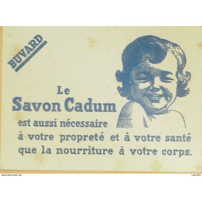 Buvard CADUM Savon