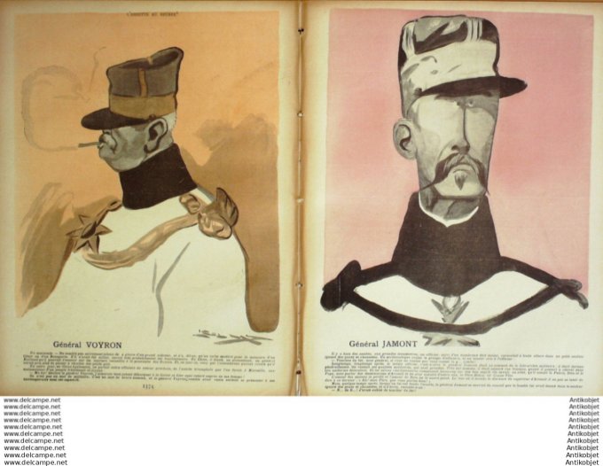 L'Assiette au beurre 1902 #  82 Amiraux et Generaux Camara