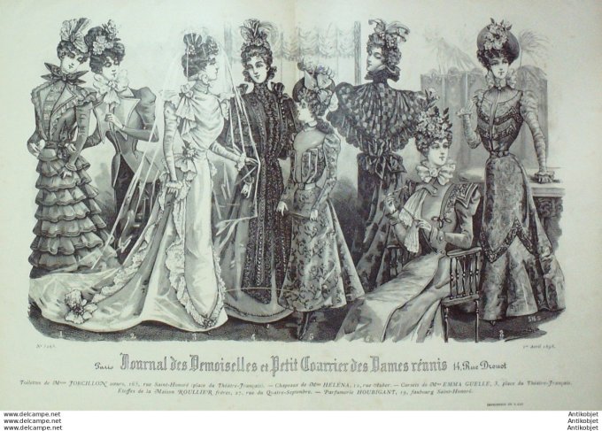Journal des Demoiselles & Dames réunis 1898 # 5165