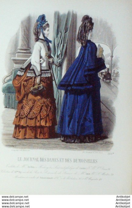 Journal des Dames Demoiselles 1871 # 1015 (Maison Du Riez)