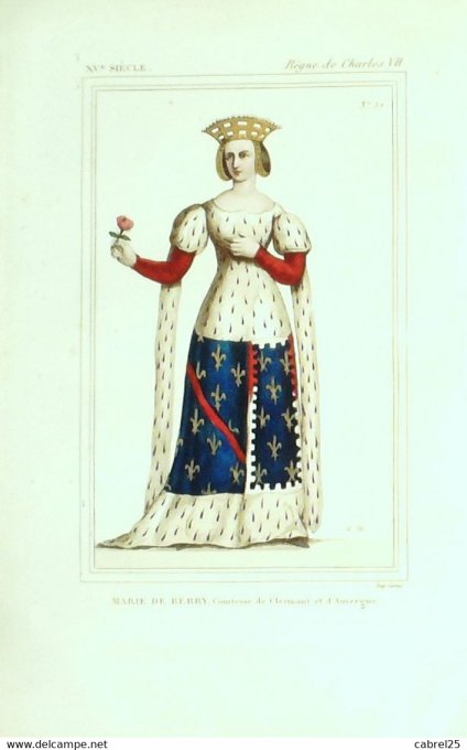 De Berry Marie Comtesse De Clermont 15ème  1852