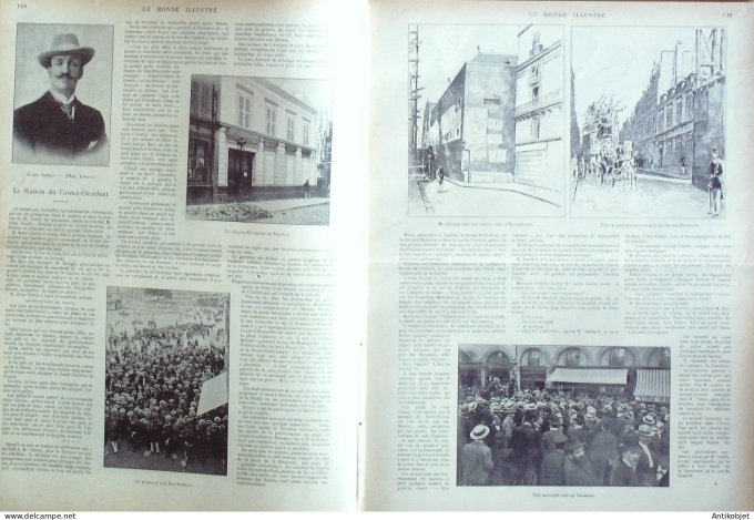 Le Monde illustré 1899 n°2212 Orange (84) Rennes (35) Dreyfus Soudan Galate Lourdes (65)
