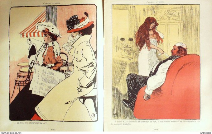 L'Assiette au beurre 1902 #  68 La traite des blanches Léonce Burret