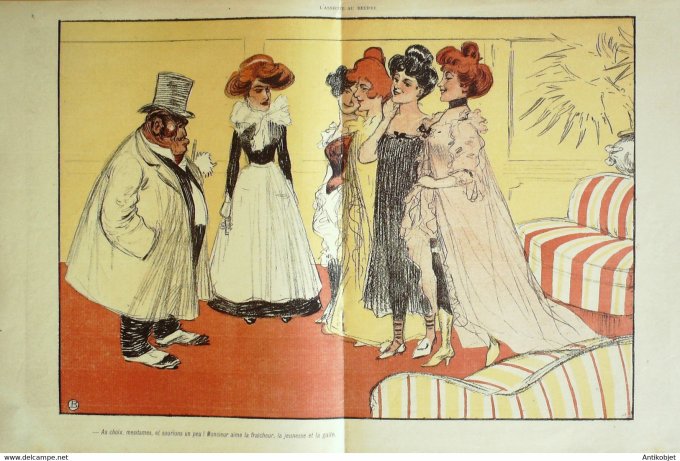 L'Assiette au beurre 1902 #  68 La traite des blanches Léonce Burret