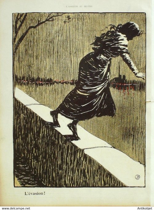 L'Assiette au beurre 1902 #  68 La traite des blanches Léonce Burret