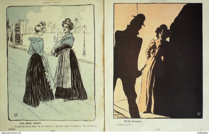 L'Assiette au beurre 1902 #  68 La traite des blanches Léonce Burret