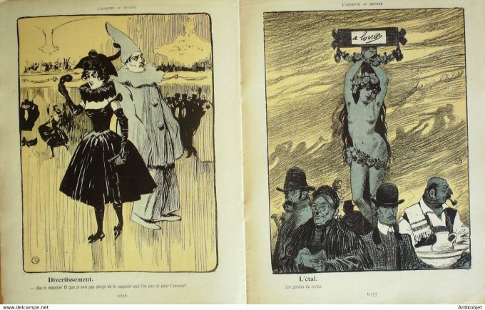 L'Assiette au beurre 1902 #  68 La traite des blanches Léonce Burret