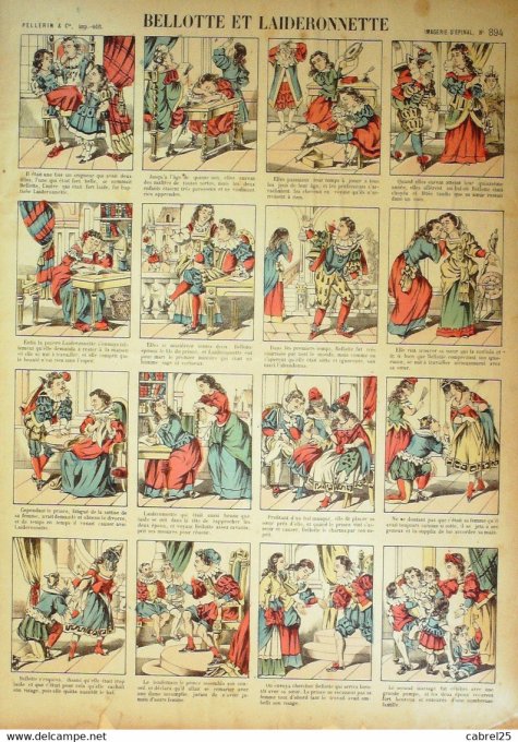Bellotte & Laideronnette (Pellerin d'epinal)