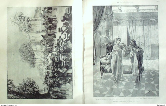 Le Monde illustré 1893 n°1888 Tunisie Tunis Méhara Bordeaux (33) Vélocipèdes Eckmuhl (29) Chicago