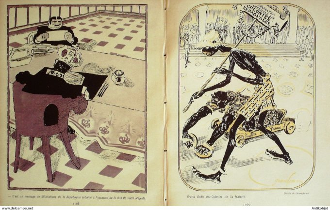 L'Assiette au beurre 1902 #  70 Cosas de Espana Camara Sancha Grandjouan