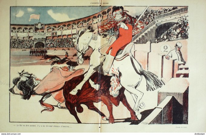 L'Assiette au beurre 1902 #  70 Cosas de Espana Camara Sancha Grandjouan