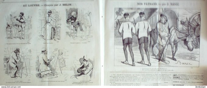 Le Journal Amusant 1884 # 1434 Le Berger par Leonce Petit