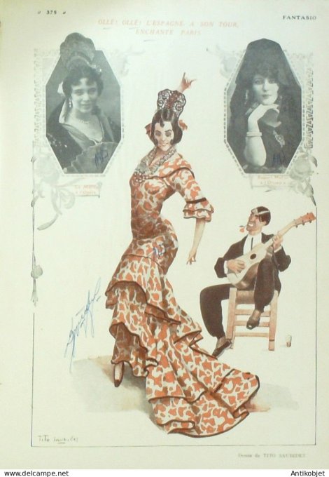 Fantasio 313 1920 Saubidet Heliott Lorenzi Foy Vallee Capy Albion Vidal