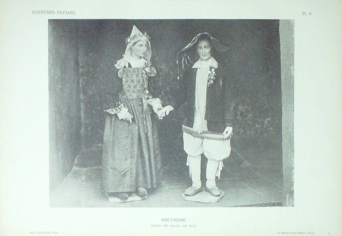 Bretagne Bourg De Ratz Maries 1875