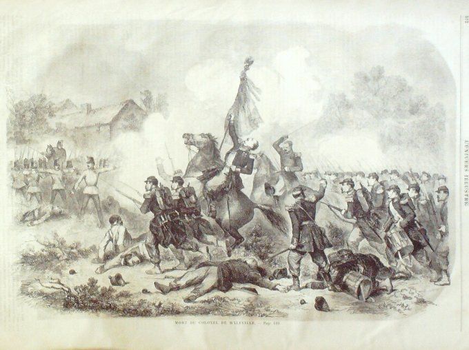 L'Univers illustré 1859 # 80 Solférino bataille prise Tattairal Colonel De Maleville
