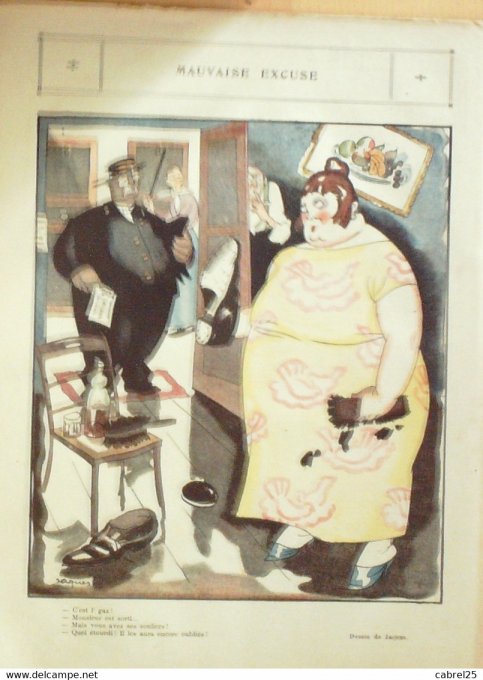 Le Rire 1924 n°293 Marion Delorme Falké Jacques Arnac Nob Mirande Roubille