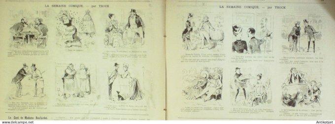 La Caricature 1885 #285 GP Job Figuier par Luque Henriot Trock