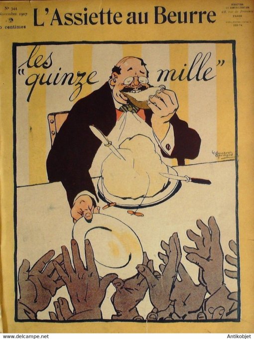 L'Assiette au beurre 1907 # 344 Les quinze mille Bernard