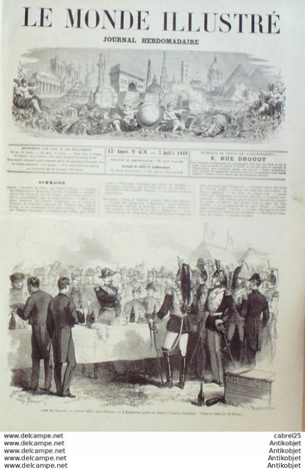 Le Monde illustré 1868 n°638 Beauvais (60) Chalons (51) Calais (62) Belgique Gand Poitiers (86) Veni