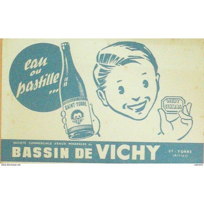 Buvard VICHY DUBOIS Eau minérale