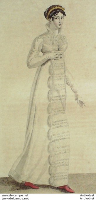Costume Parisien 1811 # 1149 Fichu et garnitures de tulle
