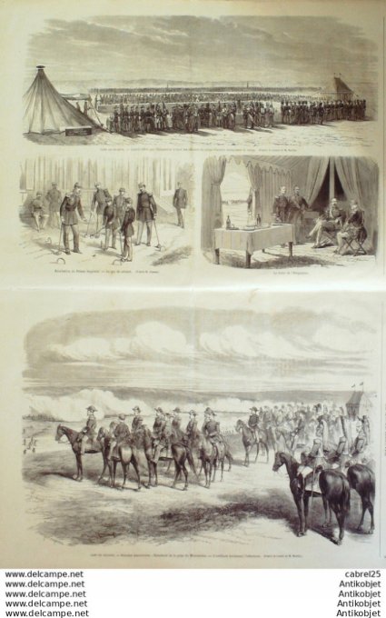 Le Monde illustré 1868 n°638 Beauvais (60) Chalons (51) Calais (62) Belgique Gand Poitiers (86) Veni