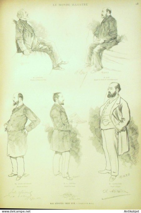 Le Monde illustré 1884 n°1423 Marseille (13) Toulon (83) Hongrie Szent-Miholy