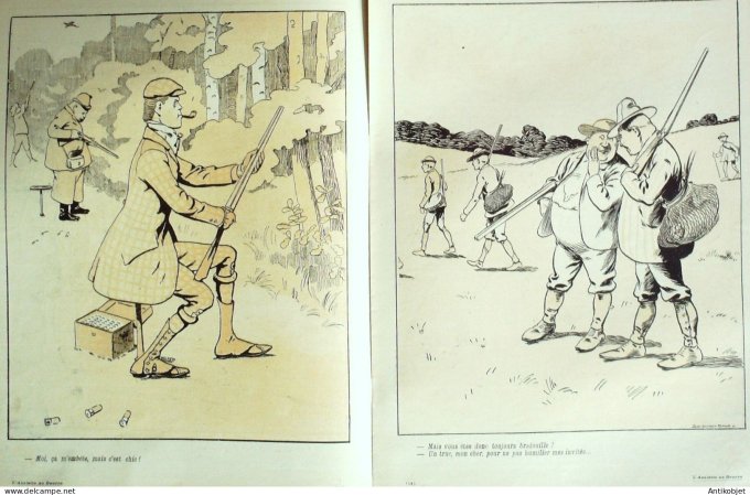 L'Assiette au beurre 1902 #  86 Les Chasseurs De La Neziere