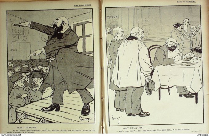 L'Assiette au beurre 1907 # 344 Les quinze mille Bernard