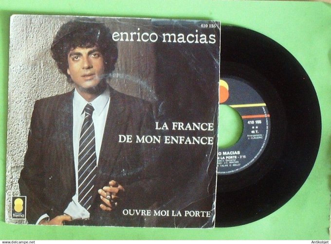 Macias Enrico 45T SP La France de mon enfance 1981