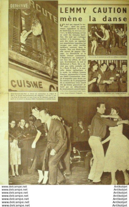 Détective 1956 # 539 Arcachon Quimper Lochrist Roussines Albert