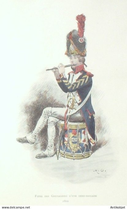 Fifre des Grenadiers en 1800 signé Maurice Orange