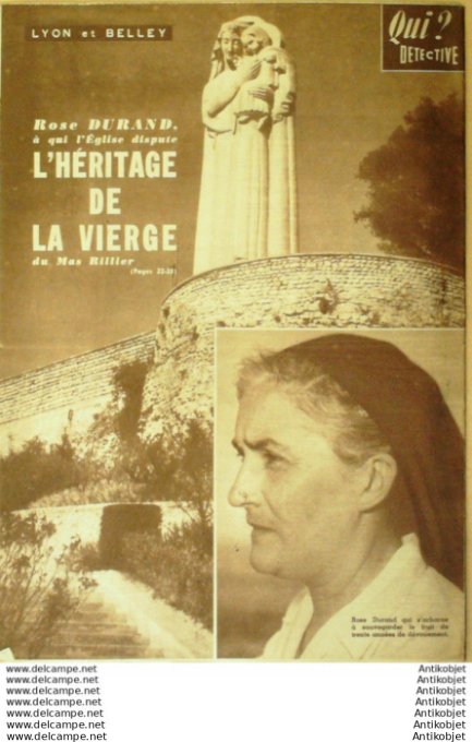 Détective 1953 # 373 Château-Landon Zuydcoote Miribel Ercé-en-Lamée