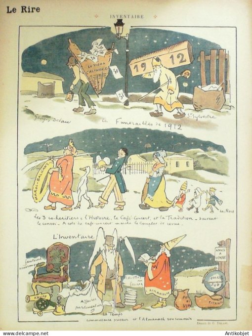 Le Rire 1913-01-18 # 520 Journal humoristique Ed.Originale Mariage de raison