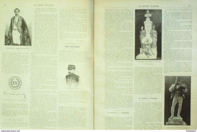 Le Monde illustré 1894 n°1966 Russie St-Pétersbourg Alexandre III Hongrie Bucarest