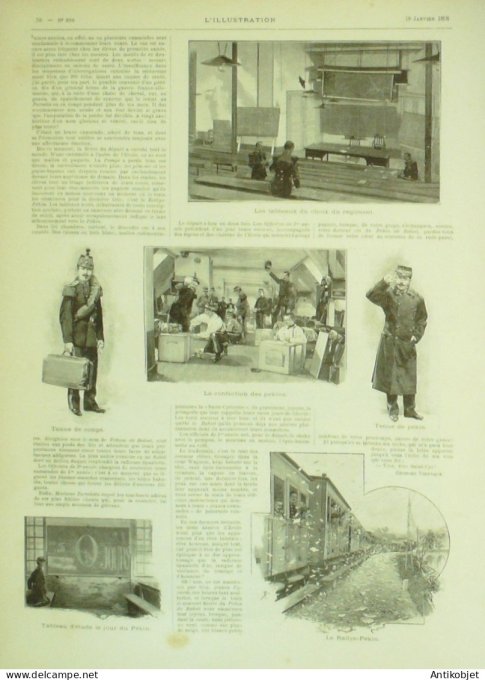 L'illustration 1896 n°2760 Jules Lemaitre école St-Cyr affaire Lebaudy