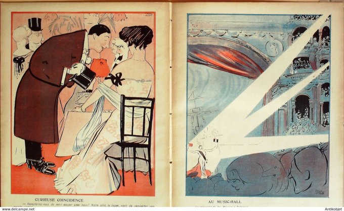 L'Assiette au beurre 1905 # 223 A Jeanne d'Arc L'entente cordiale Iribe