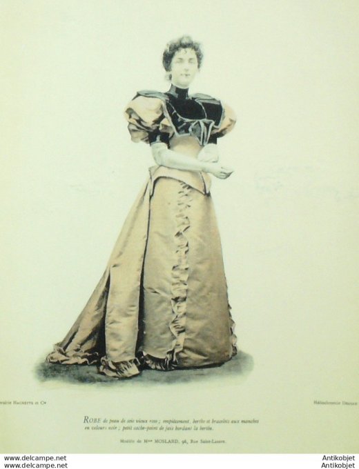 La Mode pratique 1894 # 17 Robe de soie
