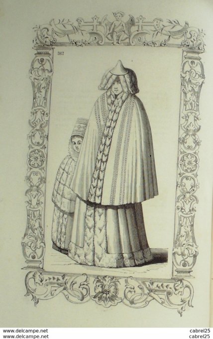 Russie LIVONIE Noble dame 1859