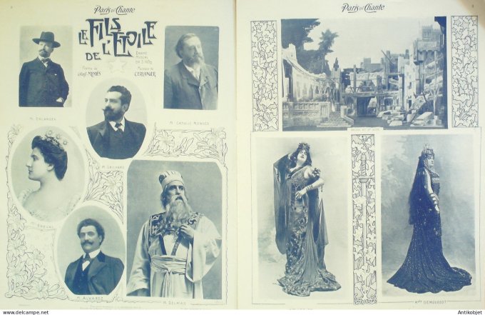 Paris qui chante 1904 #68 Debussy Raoult Charny Max Morel Fils de l'étoile