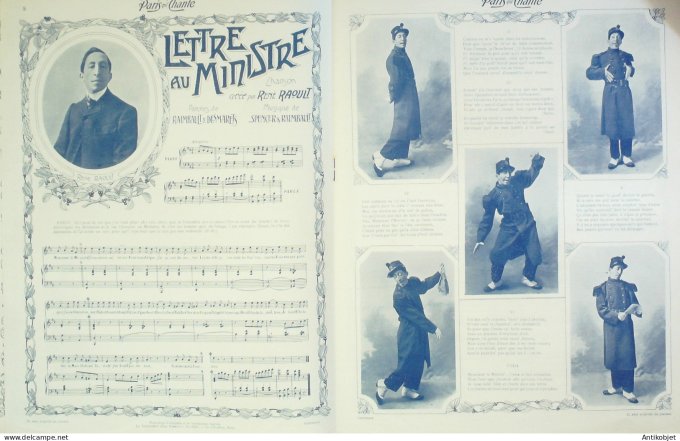 Paris qui chante 1904 n° 68 Debussy Raoult Charny Max Morel Fils de l'étoile