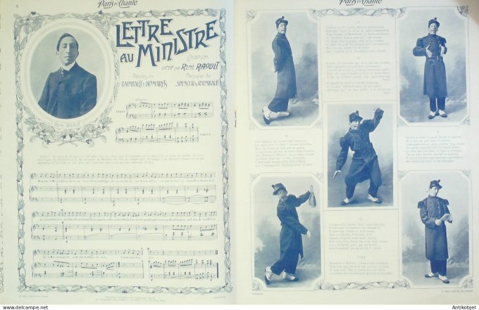 Paris qui chante 1904 #68 Debussy Raoult Charny Max Morel Fils de l'étoile