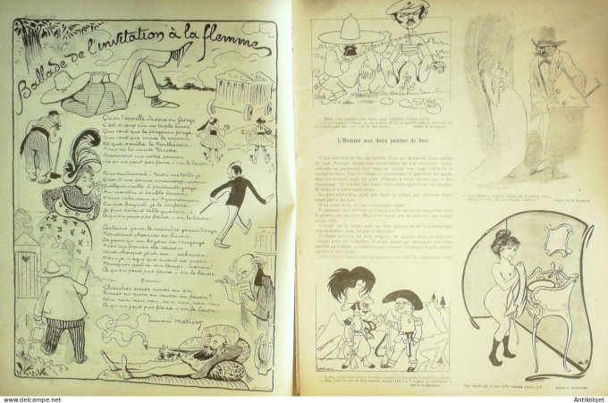 Le Rire 1901-08-31 # 356 Journal humoristique Ed.Originale Le Gymkhana