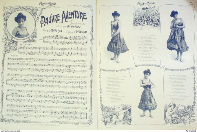 Paris qui chante 1904 n° 68 Debussy Raoult Charny Max Morel Fils de l'étoile