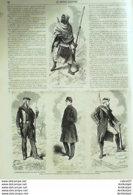 Le Monde illustré 1860 n°144 Russie St Petersbourg Havre (76) Pêche De Crevettes Caen