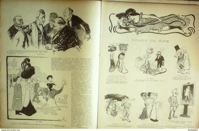 Le Rire 1901-08-31 # 356 Journal humoristique Ed.Originale Le Gymkhana