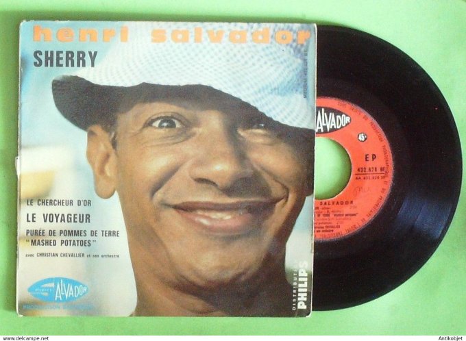 Salvador Henri 45T EP Le voyageur (languette)